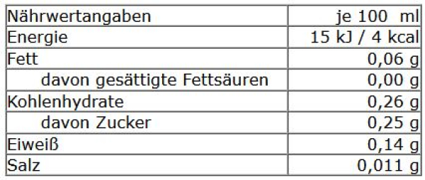 1 Liter Aloe Vera-Saft (Glasflasche), 100% Direktsaft